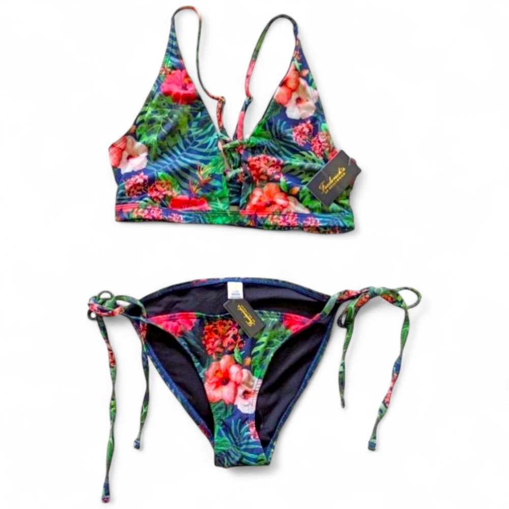 Frederick's of Hollywood Floral Bikini - Multicolor